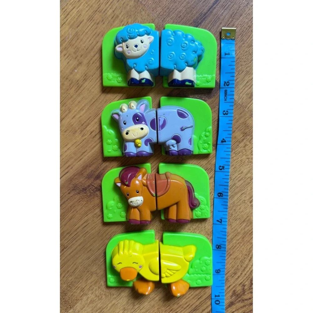 LeapFrog Fridge‎ Farm Magnetic Animal Set Complete Cow Horse Sheep Duck Toy
